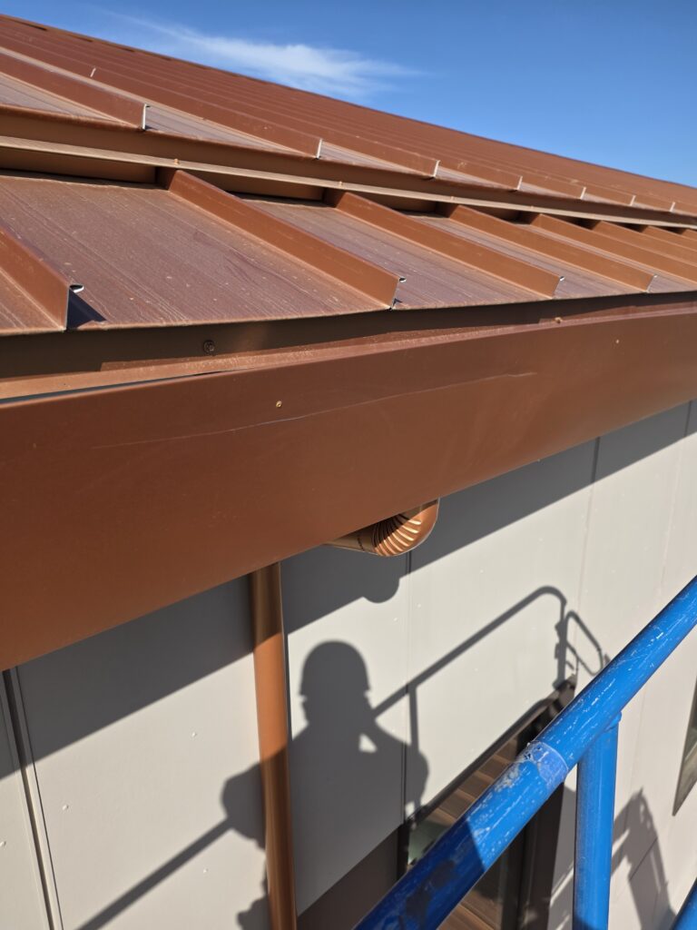 Tillamook Bay Community College project roof close up