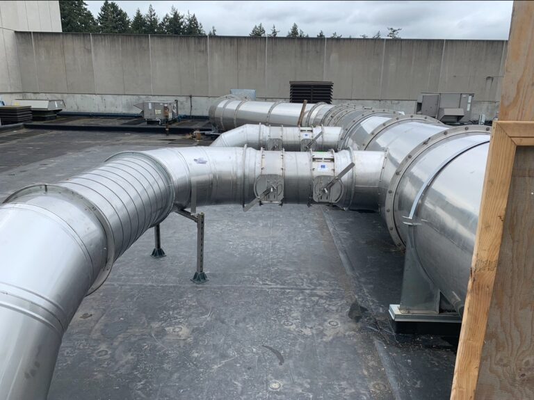 Commercial HVAC set up