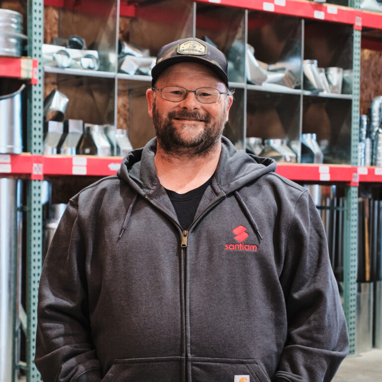 Jason Liane, sheet metal project manager at Santiam Heating & Sheet Metal