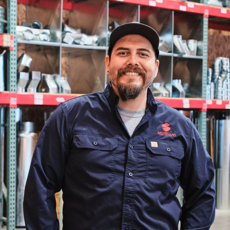 Jenzen Lopez, lead service technician at Santiam Heating & Sheet Metal