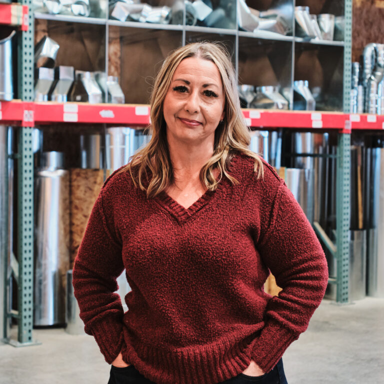 Shalette Salazar, commercial project coordinator at Santiam Heating & Sheet Metal