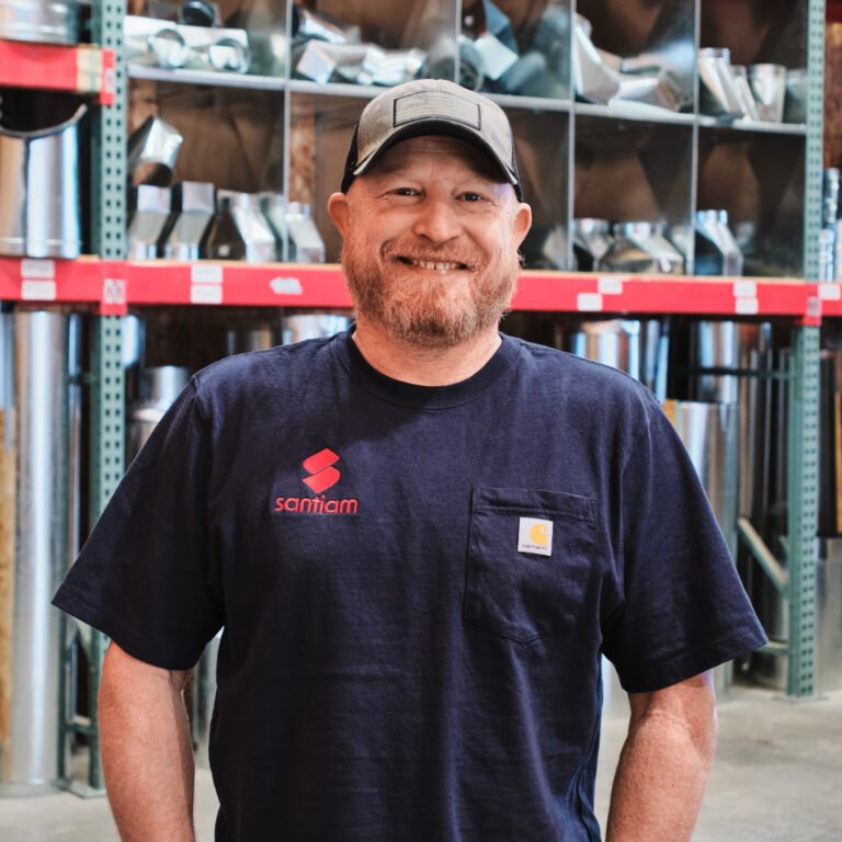 Travis Verhines, commercial HVAC project estimator at Santiam Heating & Sheet Metal