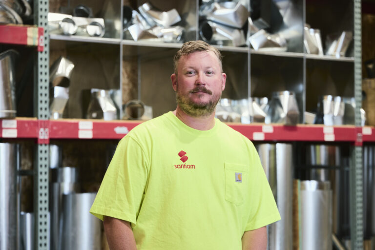 Chris Bresee, sheet metal foreman at Santiam Heating & Sheet Metal
