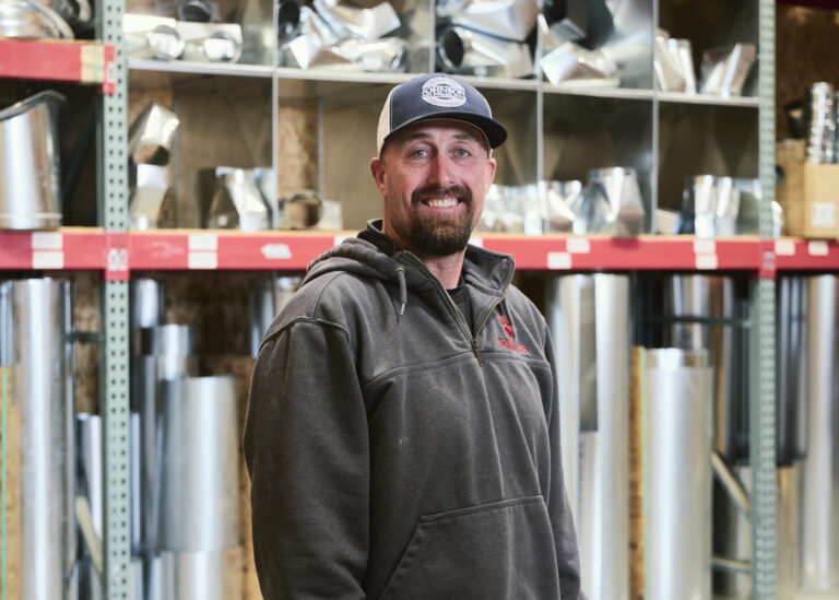 Nick Munger, commercial HVAC project manager at Santiam Heating & Sheet Metal